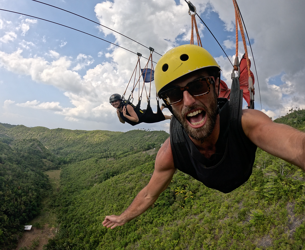 1 Kilometer long zipline!