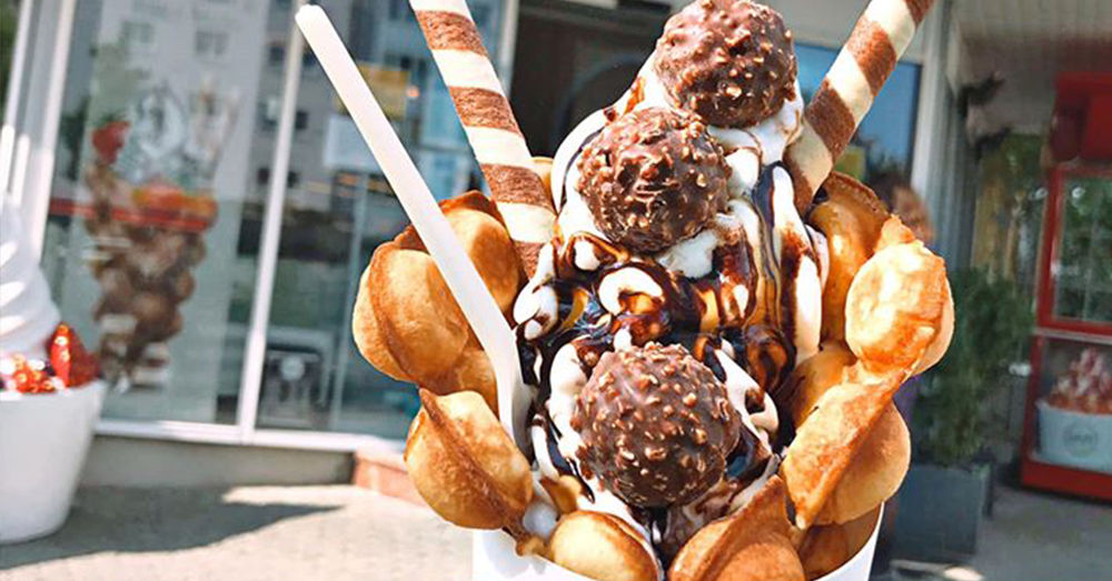 Faleyda Frozen Yogurt & Bubble Waffel