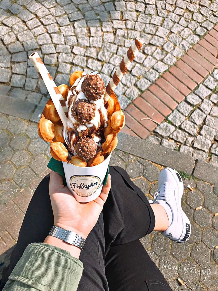 Faleyda Frozen Yogurt & Bubble Waffel