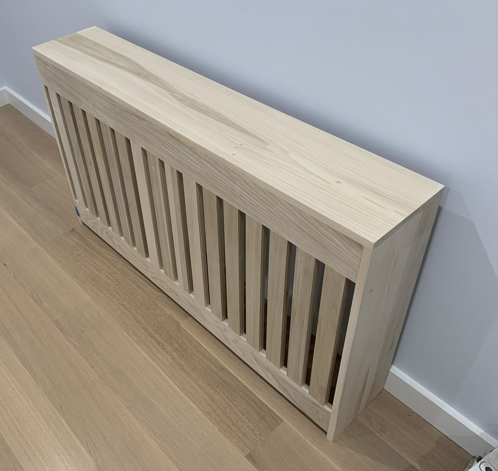 Custom Radiator Covers, Wood Radiator covers made from Poplar