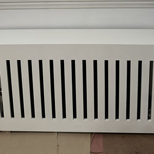 Custom Radiator Covers, Wood Radiator covers made from Poplar and painted white