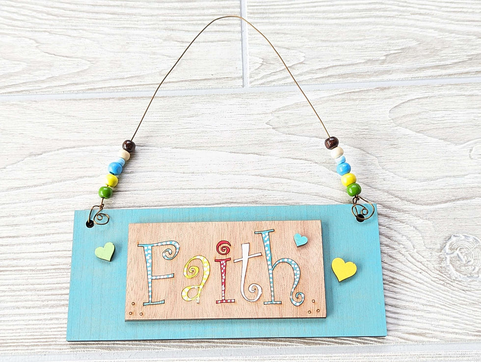 Thumbnail: DIY Wood craft FAITH