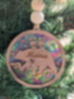 Mama Bear Christmas Ornaments, Car charm mama