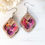 Thumbnail:  Inlay Wood Acrylic Earrings