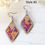 Thumbnail: Wood Acrylic Earrings