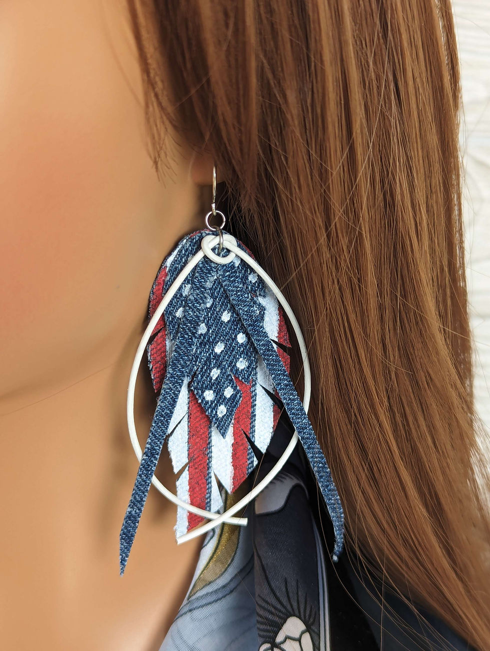 Thumbnail: Denim Earrings