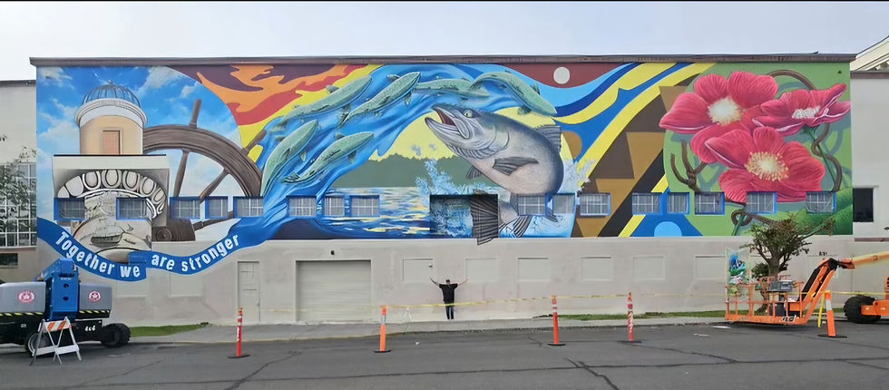 Gateway Mural 2025 Astoria Oregon