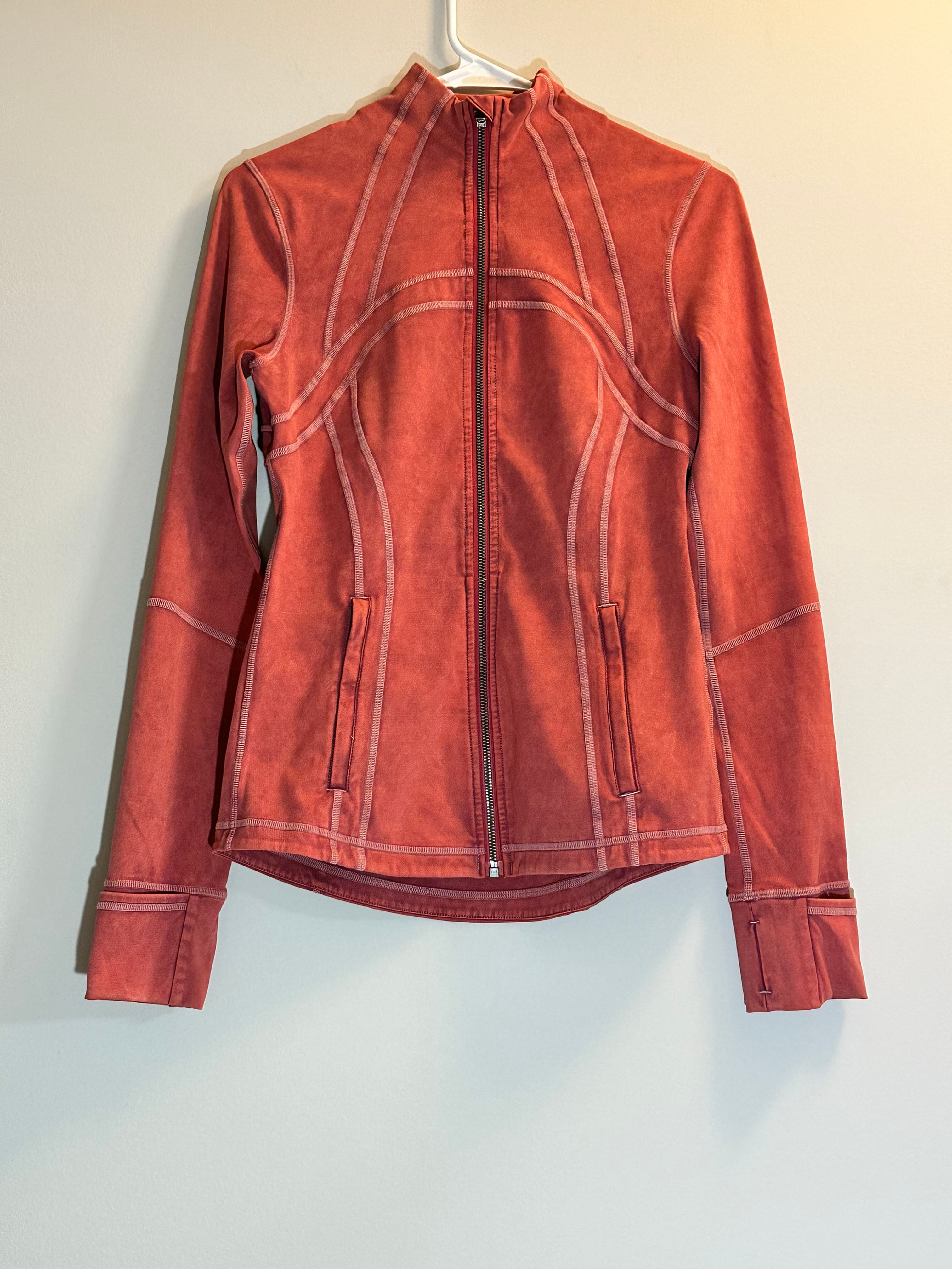 Burnt Orange Lululemon Define Jacket
