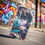 Thumbnail: Anime character wallet on pavement with graffiti; vibrant colors highlight the design.