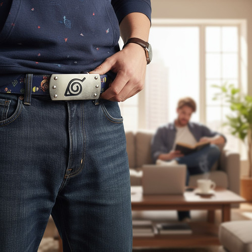 Naruto Konoha Symbol Belt | Rebel Yell Online