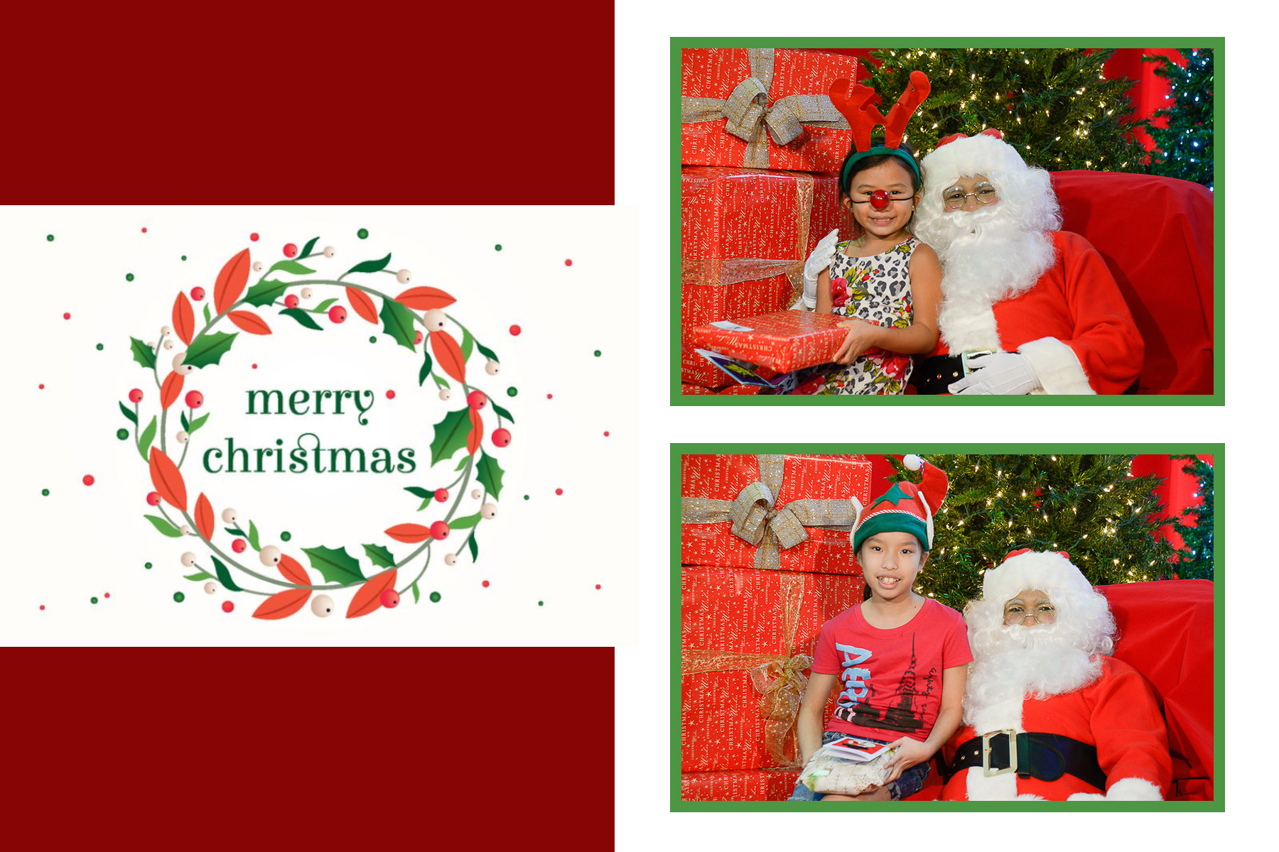 Happy Holidays- Two Frames