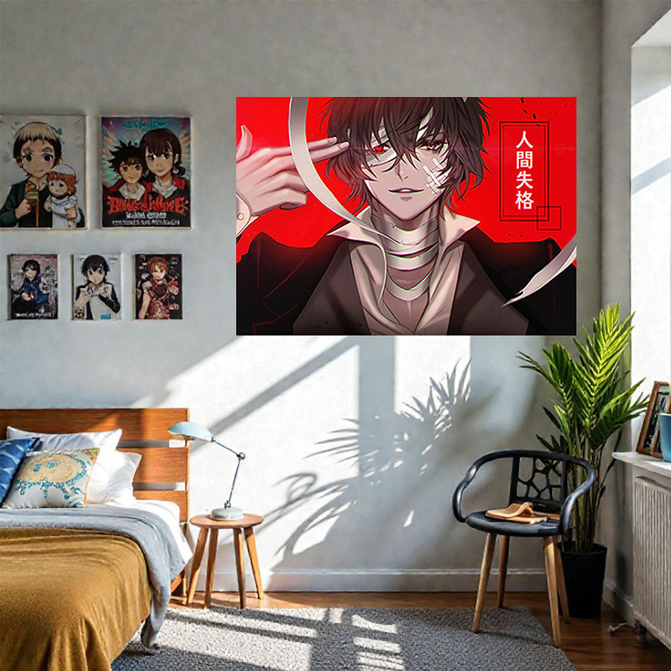 Bungo Stray Dogs Dazai Canvas Poster – 24 x 36 inches