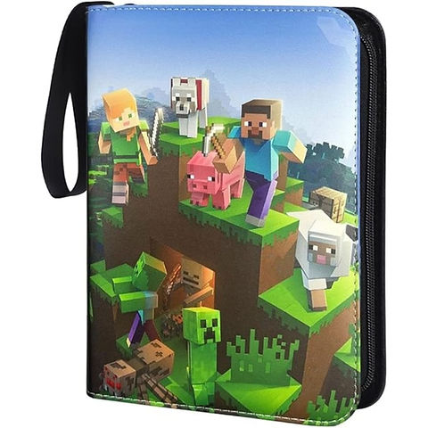 Minecraft Trading Card Binder Holds 400 Cards | Rebel Yell Online Minecraft Trading Card Binder Holds 400 Cards | Rebel Yell Online
