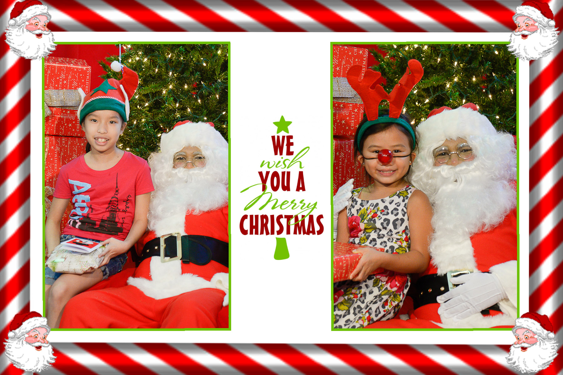 Candy Canes-Two Frames