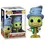 Thumbnail: Disney Pinocchio's Jiminy Cricket Pop! Vinyl Figure smiling widely next to box