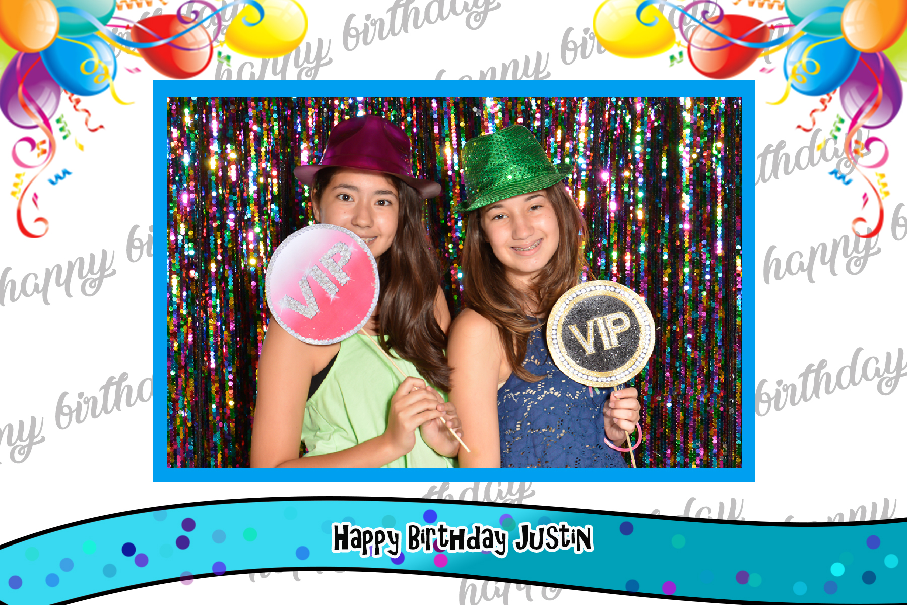 Birthday Card Blue