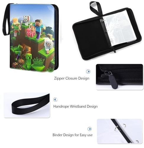 Minecraft Trading Card Binder Holds 400 Cards | Rebel Yell Online Minecraft Trading Card Binder Holds 400 Cards | Rebel Yell Online