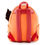 Thumbnail: Orange backpack with red straps and a black wing detail on the back.