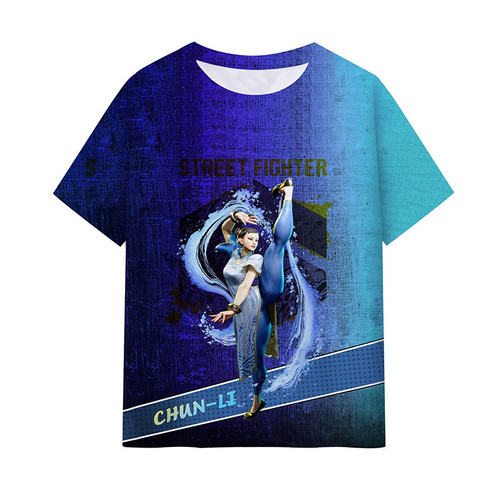Chun Li Merch Street Fighter Chun-Li T-Shirt High Kick Style | Rebel Yell Online