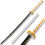 Thumbnail: Yellow and white sword with a black handle, a white sheath