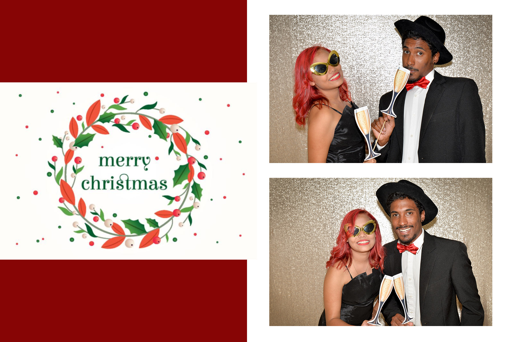 Happy Holidays- Two Frames