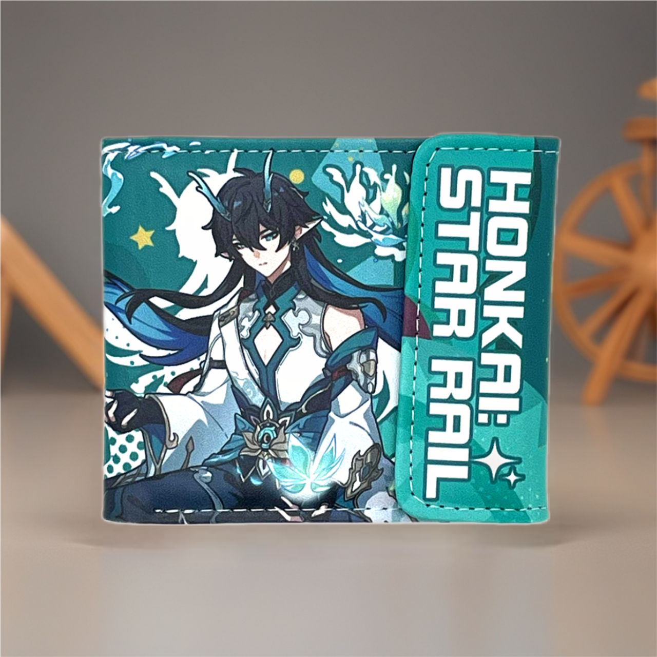 Honkai Star Rail wallet with anime character design, great gift idea.