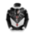 Punisher hoodie with white and black design, the Punisher logo, Rebel Yell Online