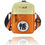 Thumbnail: Dragon Ball Z orange crossbody bag with Japanese symbol and logo.