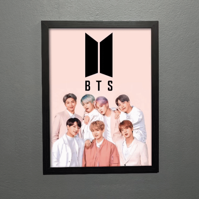 Bts Frame BTS 3D Lenticular Picture Frame | Rebel Yell Online