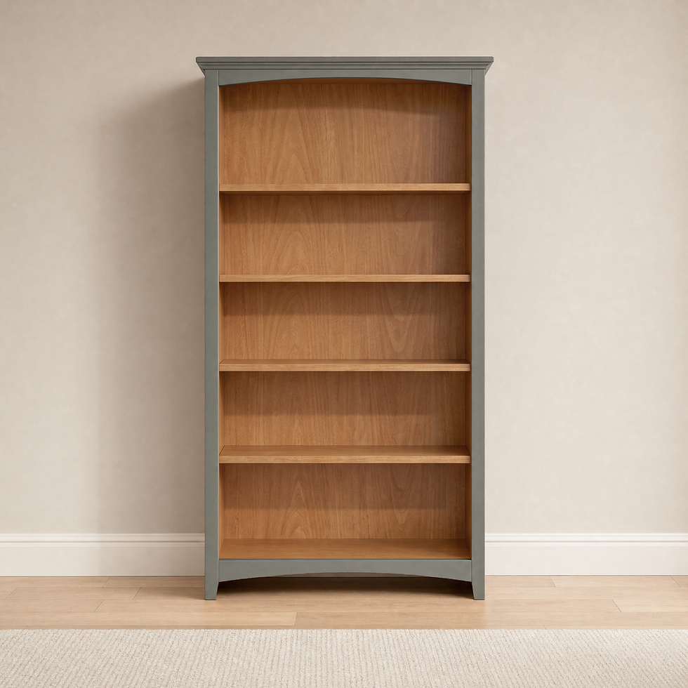 Thumbnail: McKenzie 30"W x 60"H Alder Bookcase