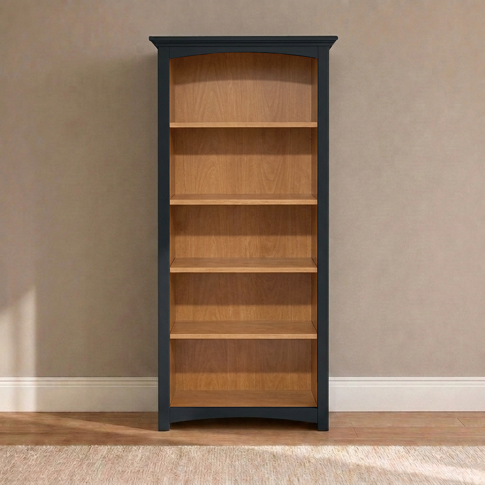 Thumbnail: McKenzie 24"W x 60"H Alder Bookcase