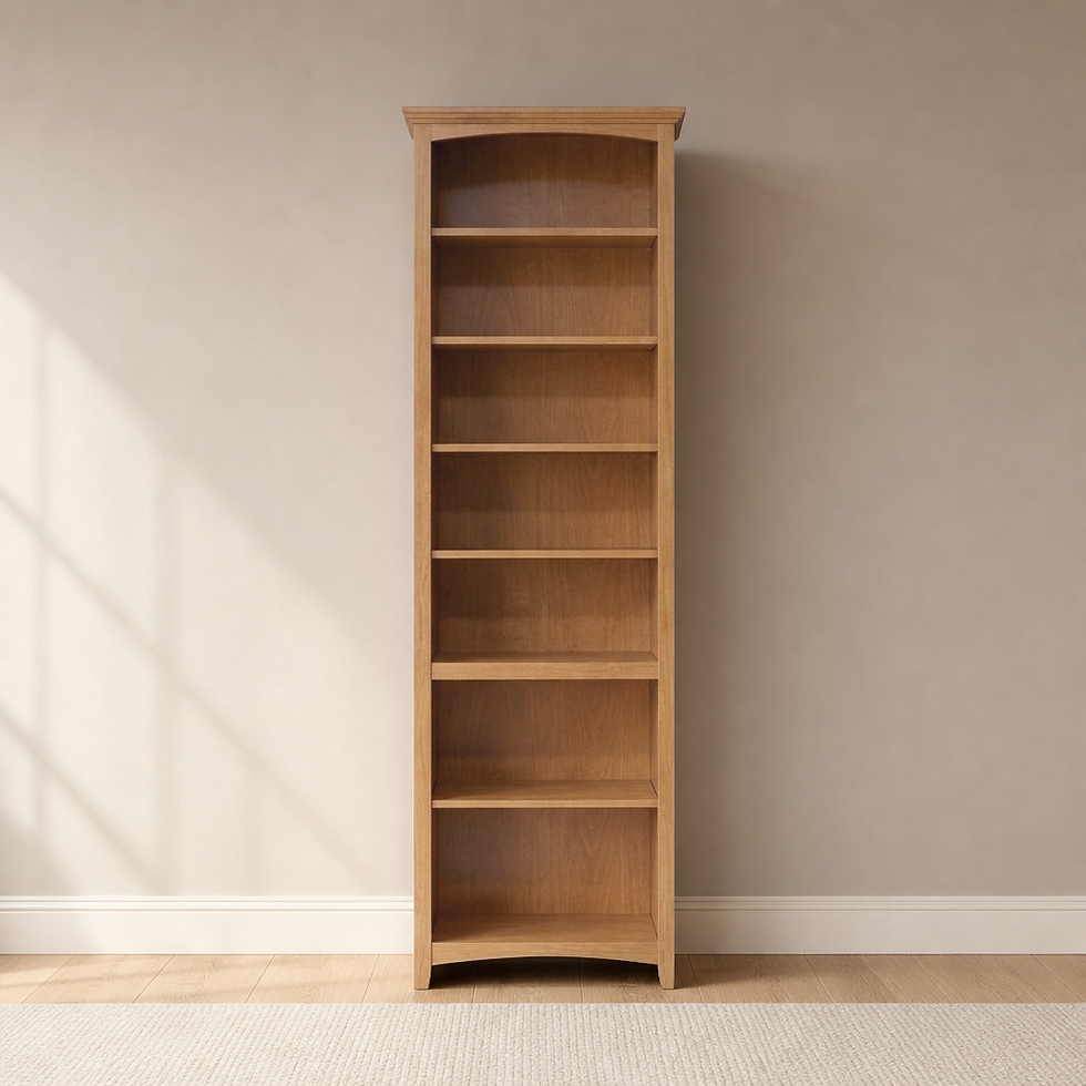 Thumbnail: McKenzie 24"W x 84"H Alder Bookcase