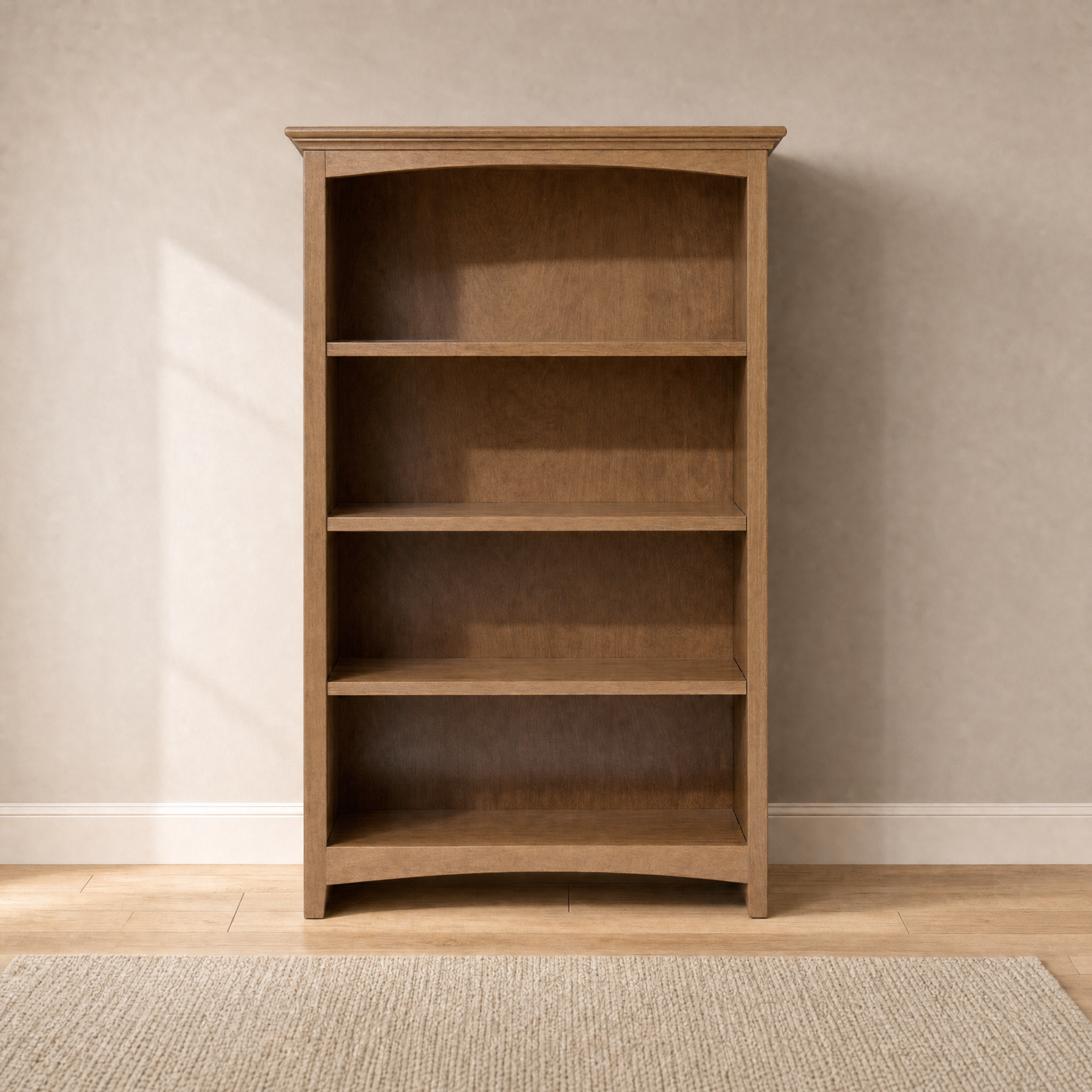 McKenzie 30"W x 48"H Alder Bookcase