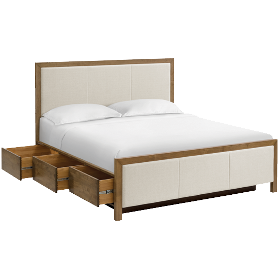 Thumbnail: Bailey Upholstered Panel Storage Beds