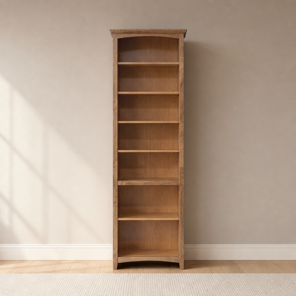 Thumbnail: McKenzie 24"W x 84"H Alder Bookcase