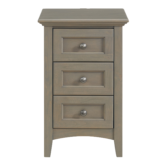 Thumbnail: McKenzie Small 3-Drawer Nightstand