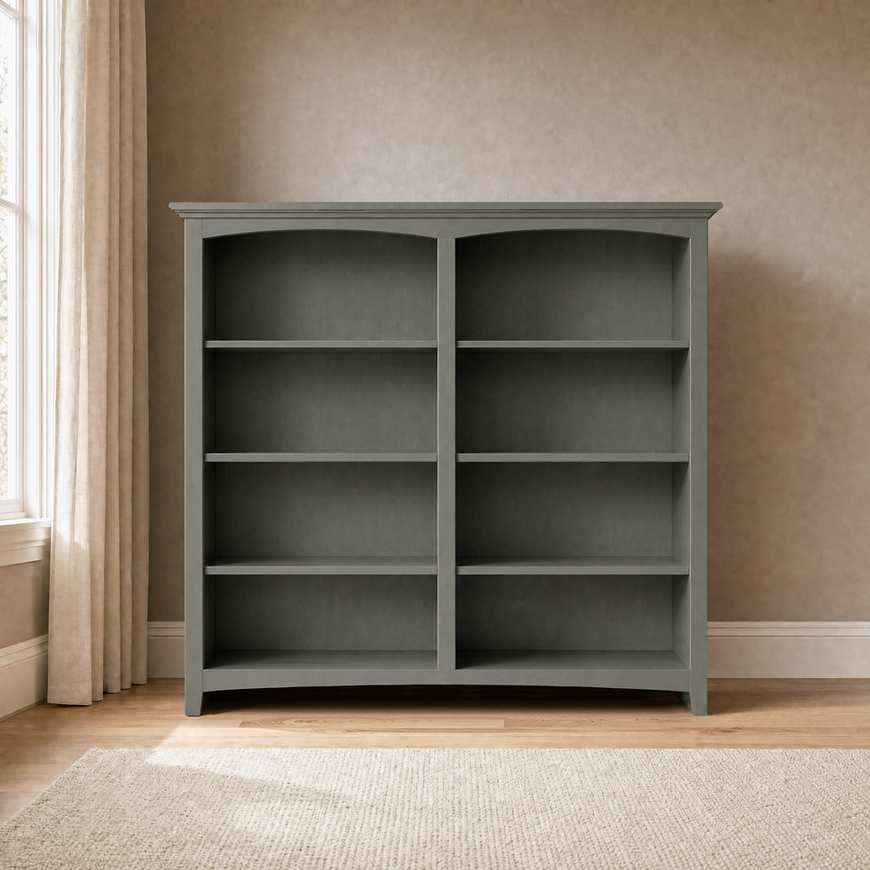 Thumbnail: McKenzie 48"W x 48"H Alder Bookcase