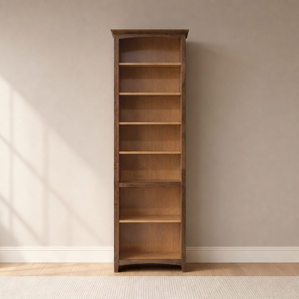 Thumbnail: McKenzie 24"W x 84"H Alder Bookcase