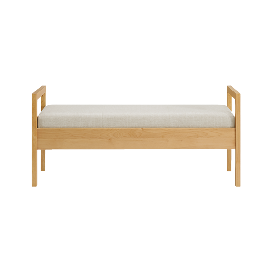 Thumbnail: Bailey Upholstered Arm Bench