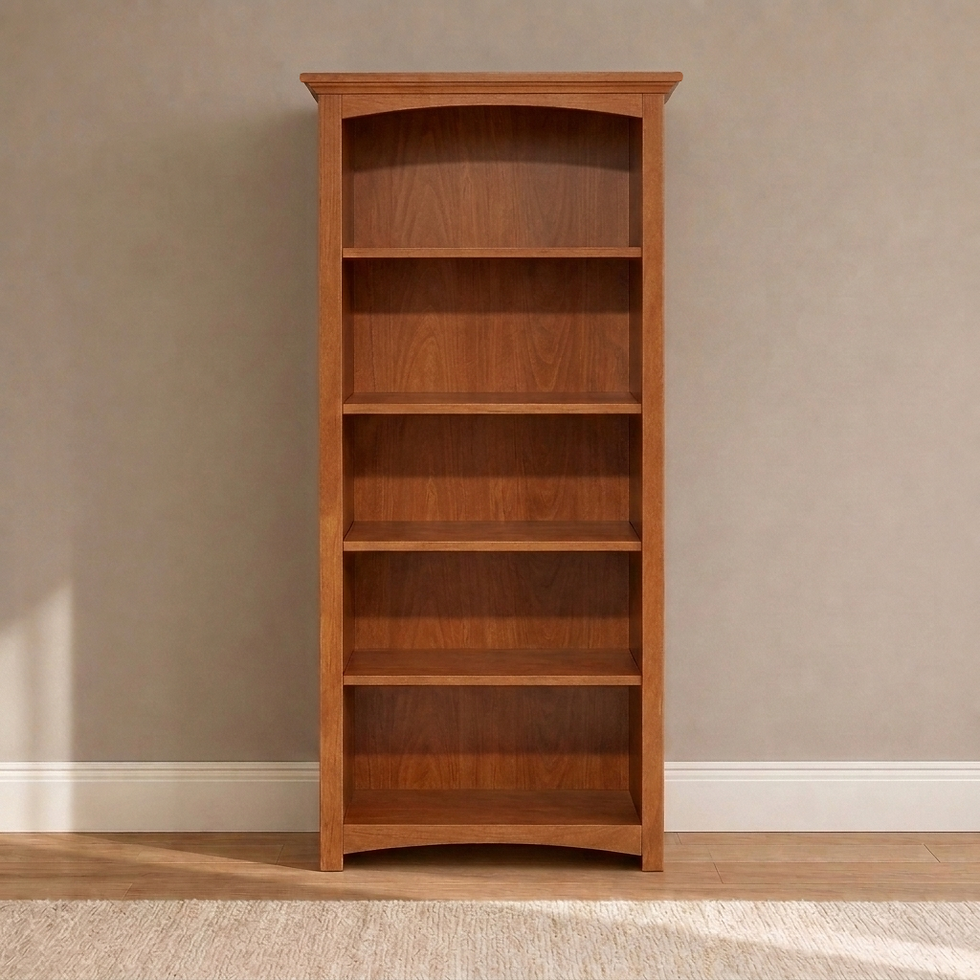 Thumbnail: McKenzie 24"W x 60"H Alder Bookcase
