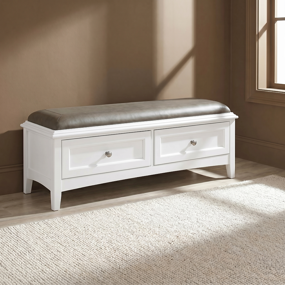 Thumbnail: McKenzie 2-Drawer Bench