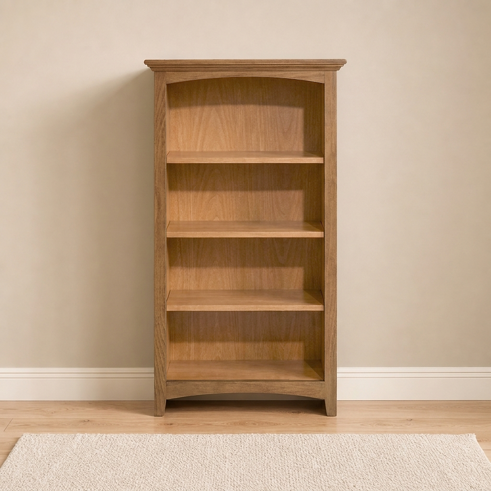 Thumbnail: McKenzie 24"W x 48"H Alder Bookcase