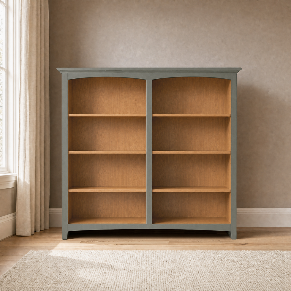 Thumbnail: McKenzie 48"W x 48"H Alder Bookcase