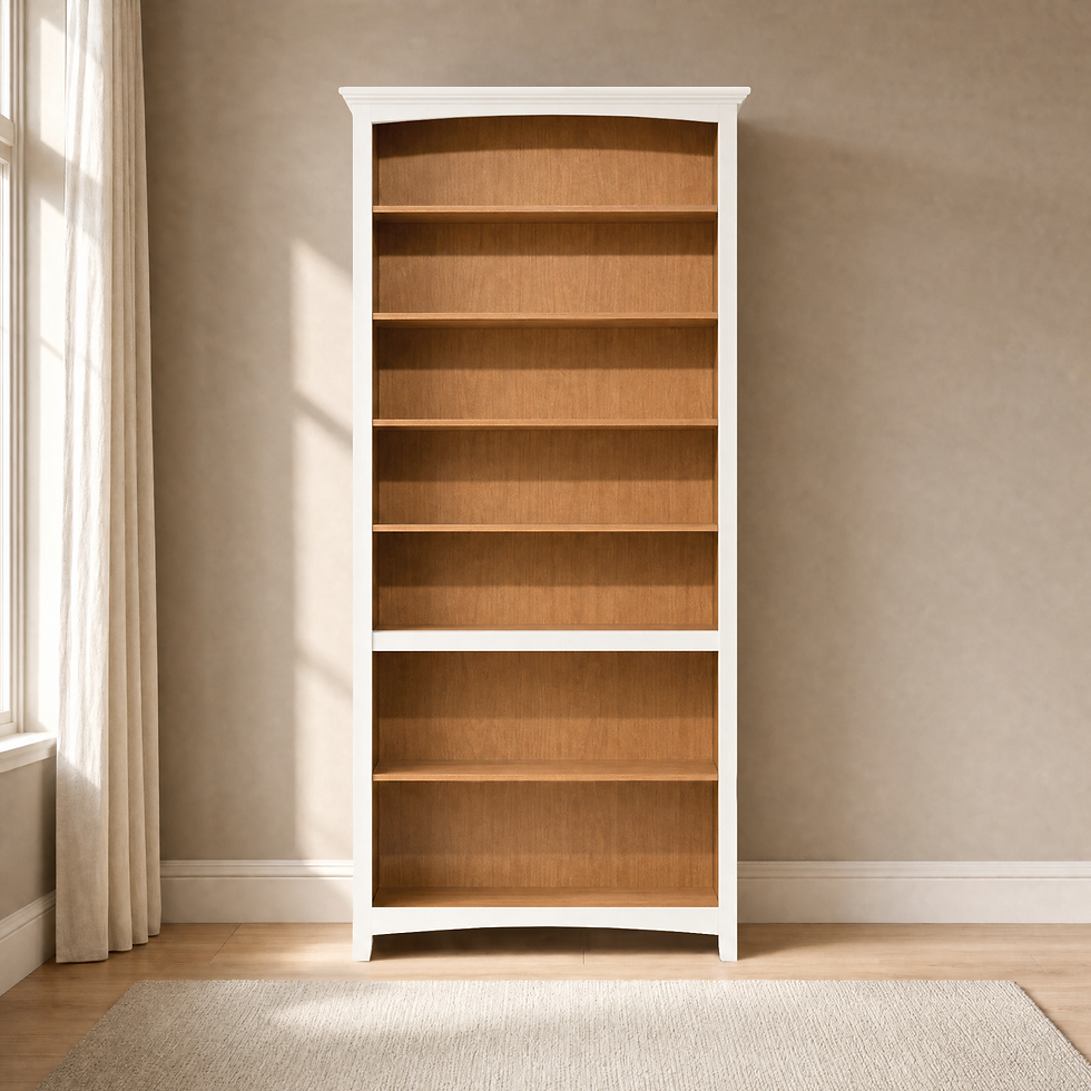 Thumbnail: McKenzie 36"W x 84"H Alder Bookcase