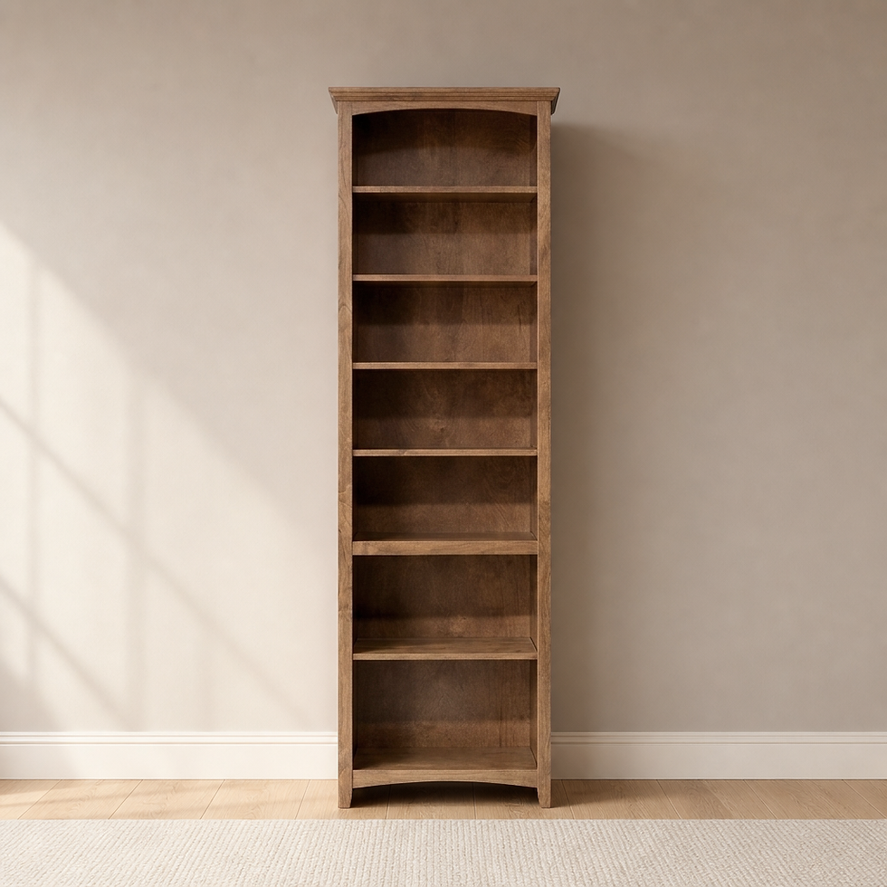 Thumbnail: McKenzie 24"W x 84"H Alder Bookcase