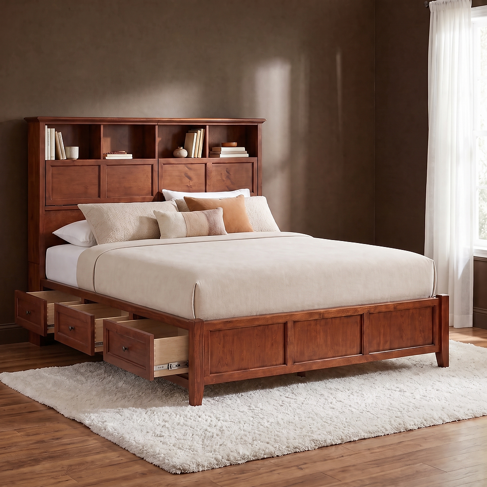 Thumbnail: McKenzie Classic Bookcase Storage Beds