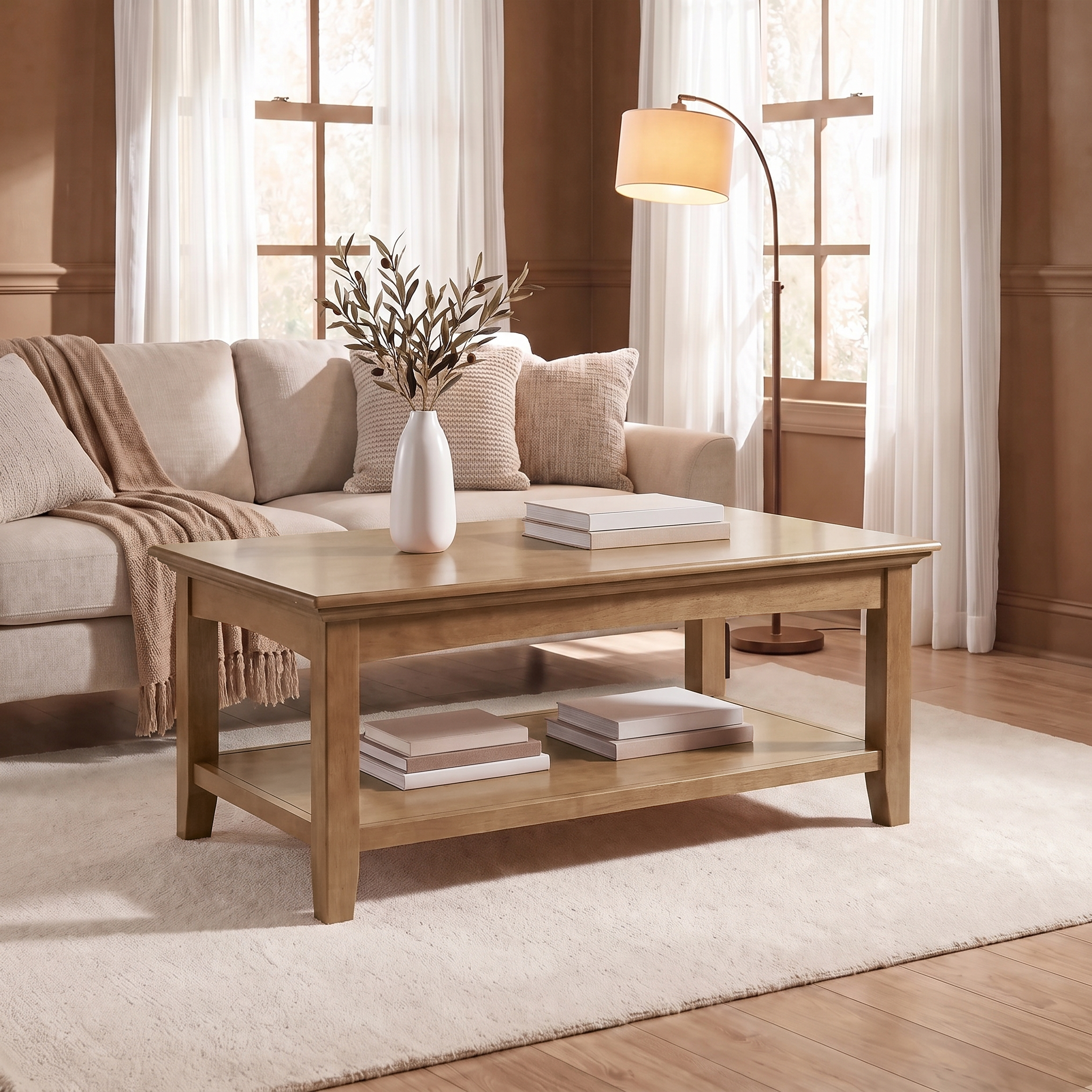 McKenzie Rectangular Cocktail Table