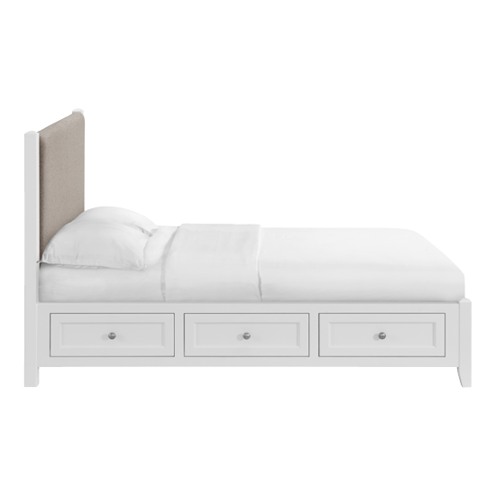 Thumbnail: McKenzie Upholstered Panel Storage Beds