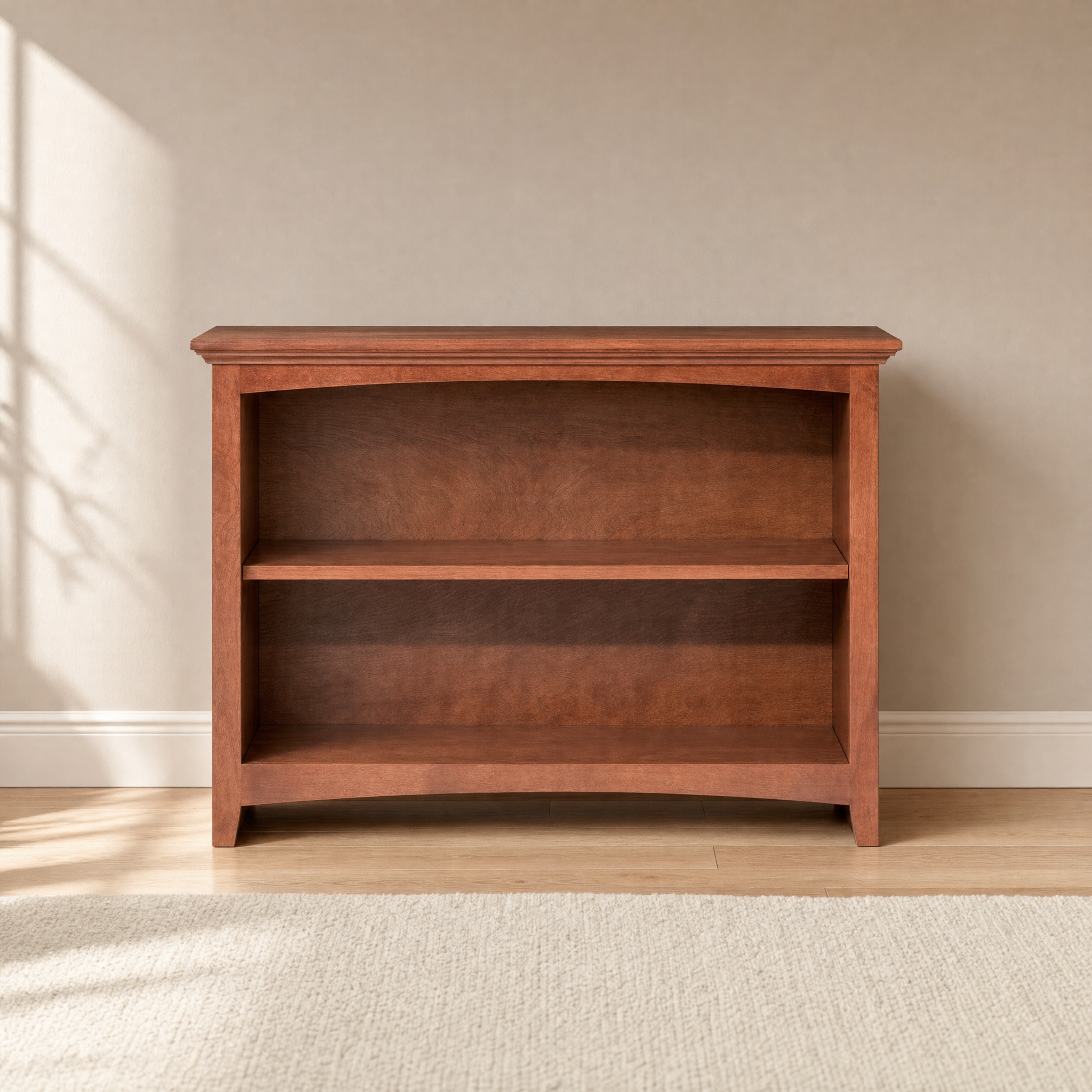 McKenzie 36"W x 29"H Alder Bookcase