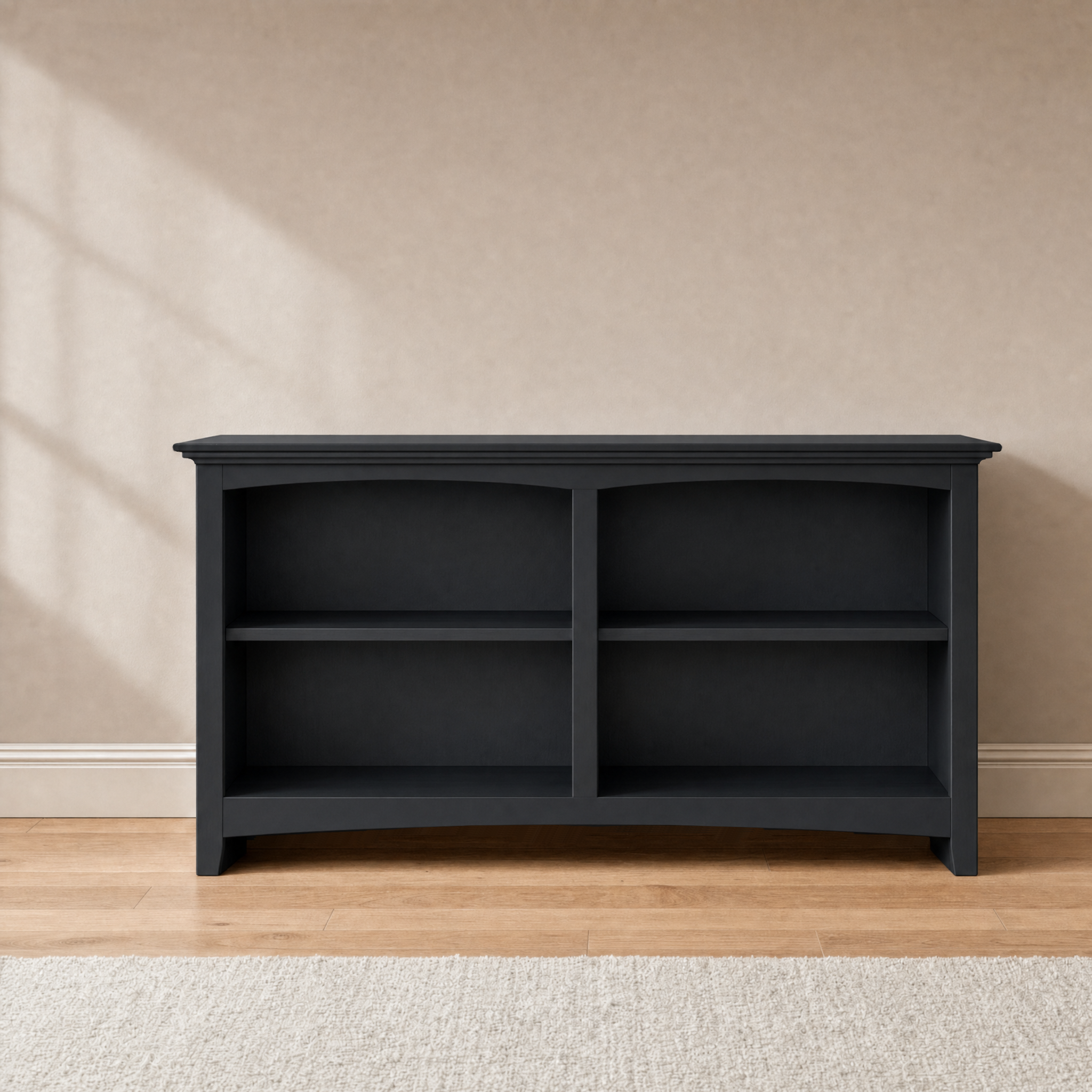 McKenzie 48"W x 29"H Alder Bookcase